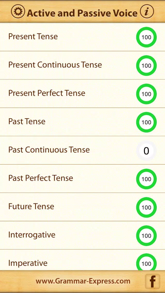 Capturas de pantalla de Grammar Express: Active & Passive Voice