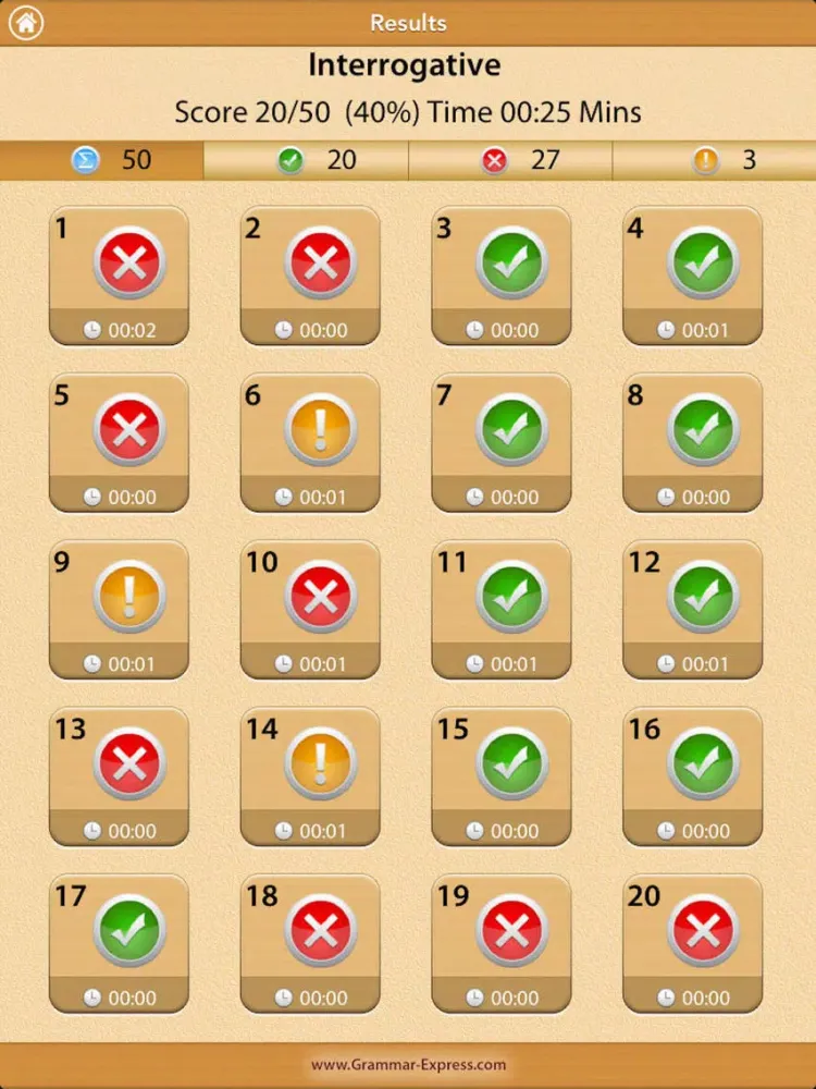 ภาพหน้าจอของ Grammar Express: Reported Speech iPad 