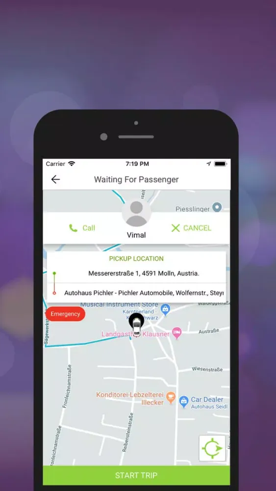Zrzuty ekranu Eko Taxi für Fahrer