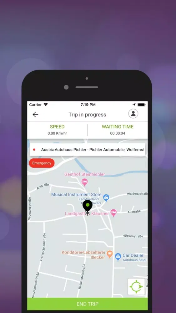 Zrzuty ekranu Eko Taxi für Fahrer