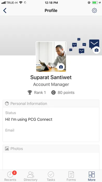 PCG Connect Ekran Görüntüleri