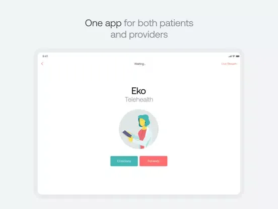 Captures d'écran de Eko Telehealth App iPad 