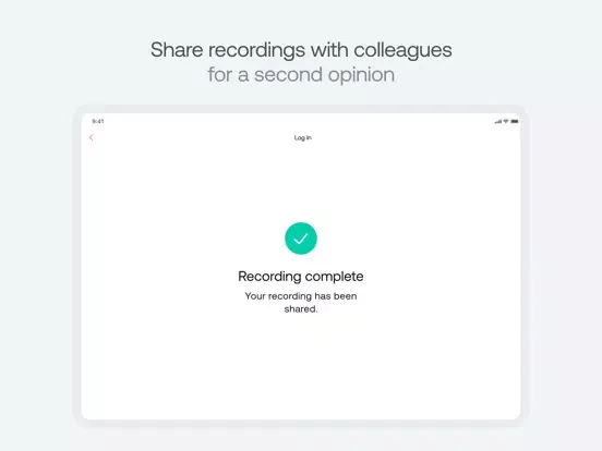 Captures d'écran de Eko Telehealth App iPad 