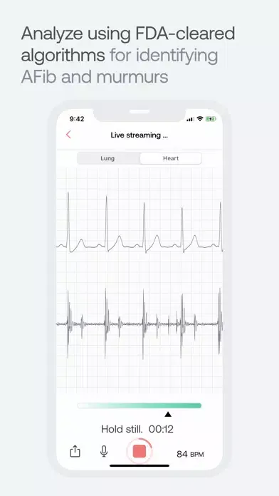 Captures d'écran de Eko Telehealth App