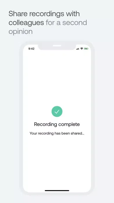 Captures d'écran de Eko Telehealth App