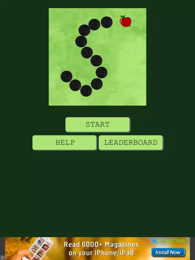 Tangkapan layar Classic Snake Casual Game iPad 
