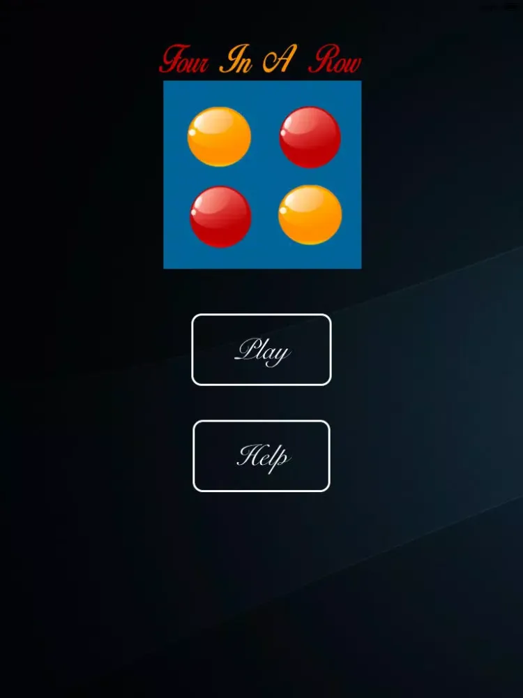 Four In A Row Connection Game iPad  স্ক্রিনশট