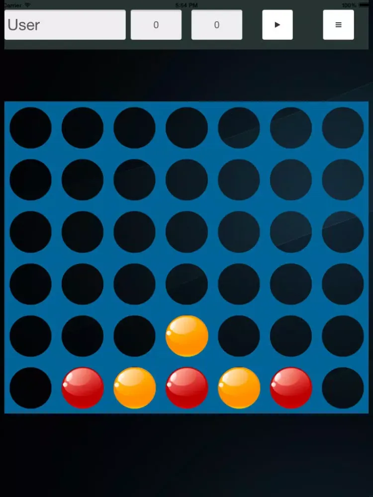 Four In A Row Connection Game iPad  স্ক্রিনশট