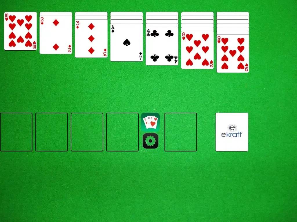 Free Solitaire Card Game iPad  स्क्रीनशॉट