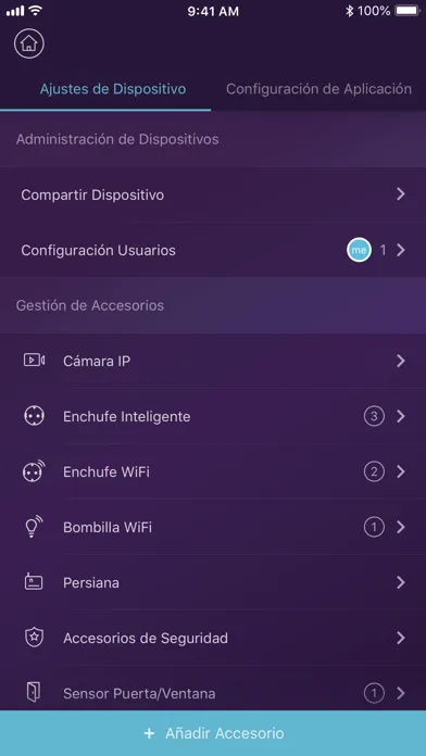 Ảnh chụp màn hình của SEKUR IP