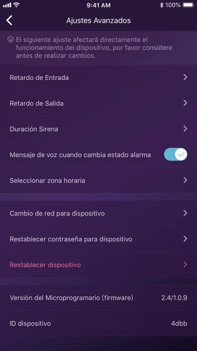 Ảnh chụp màn hình của SEKUR IP