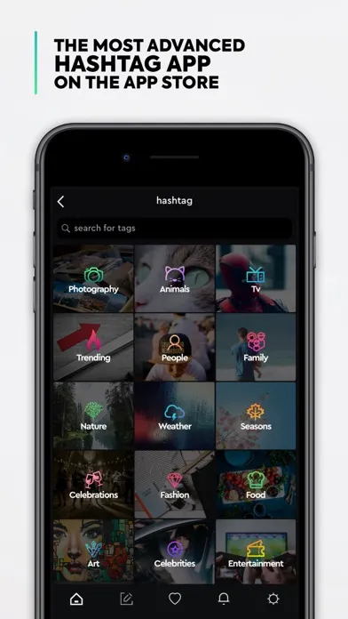 تصاویر Hashtag Generator - Tage App