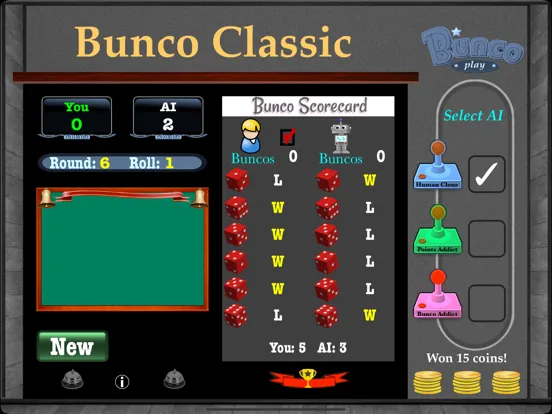 Bunco Classic iPad  Screenshots