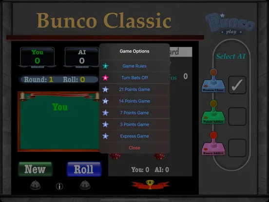 Bunco Classic iPad  Screenshots