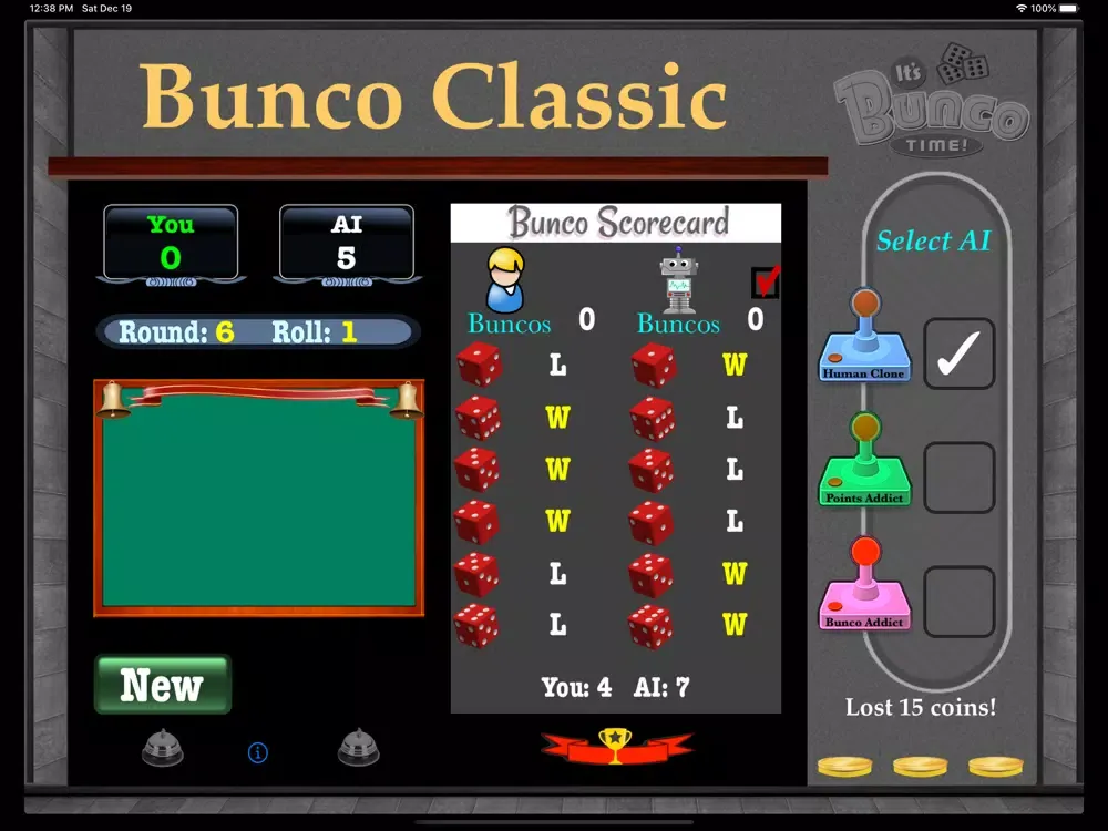 Bunco Double Classic iPad 应用截图