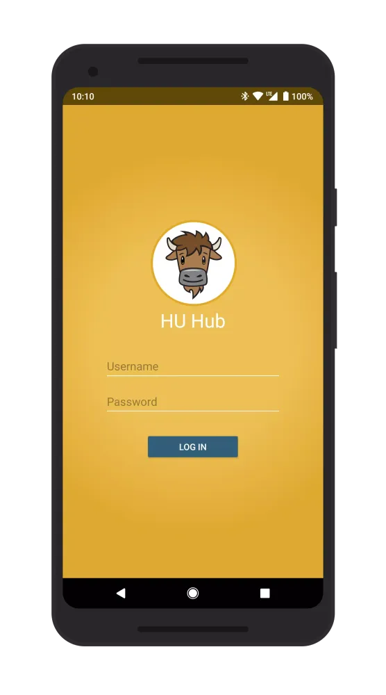 Screenshot di HU Hub