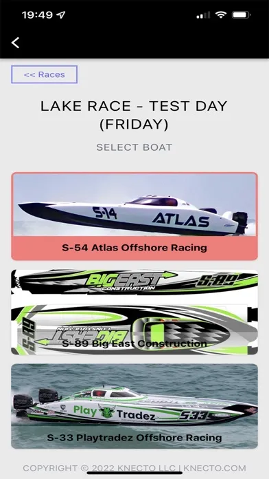 ภาพหน้าจอของ Knecto Live Track