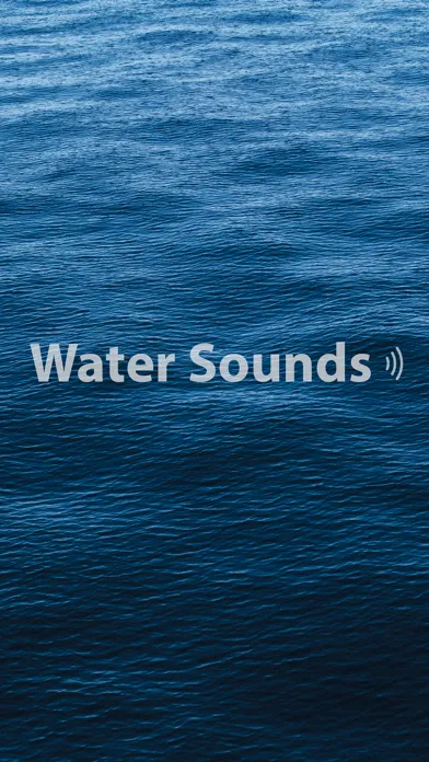 Ảnh chụp màn hình của Water Sounds