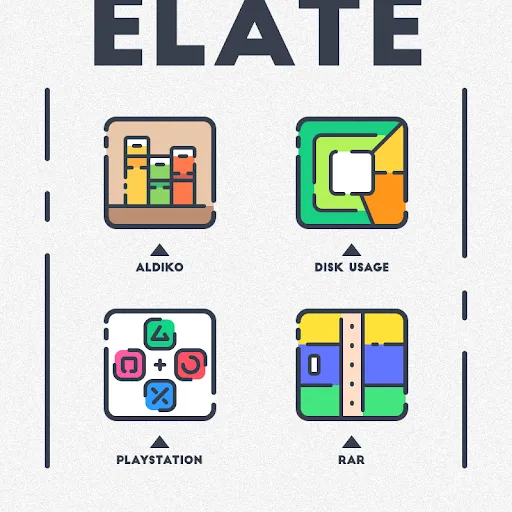 Скриншоты Elate Icon Pack