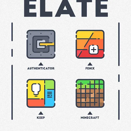Скриншоты Elate Icon Pack