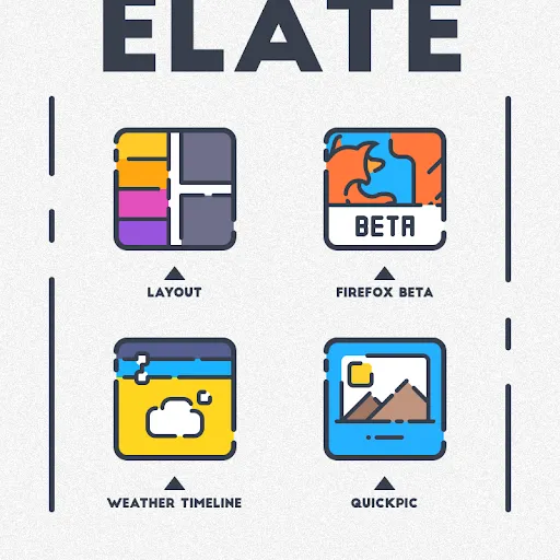 Скриншоты Elate Icon Pack