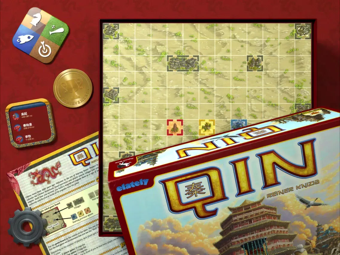 Captures d'écran de Reiner Knizia's Qin iPad 
