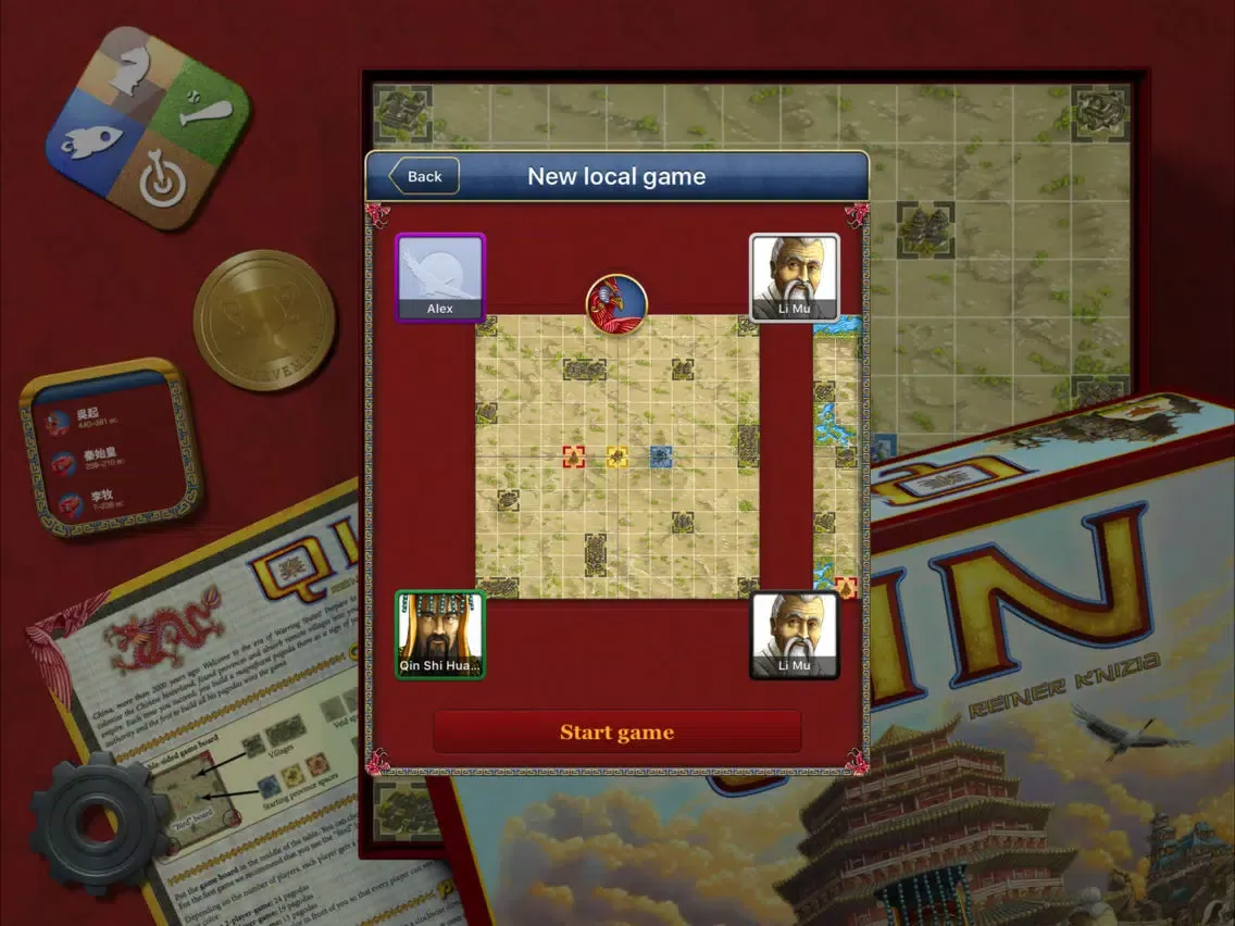 Captures d'écran de Reiner Knizia's Qin iPad 
