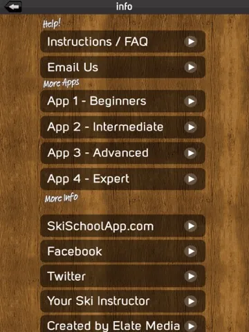 Ski School Advanced iPad  스크린샷