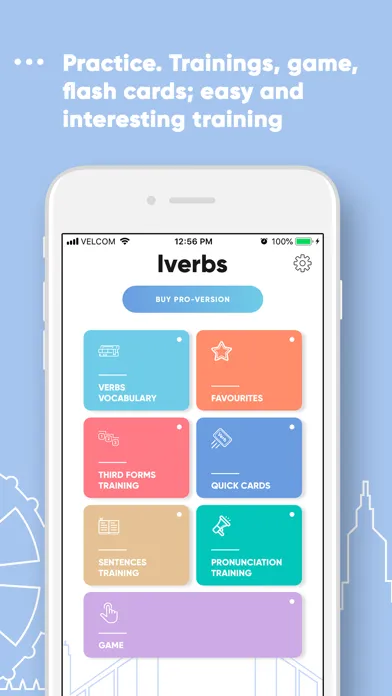 IVERBS Irregular Verbs سکرین شاٹس