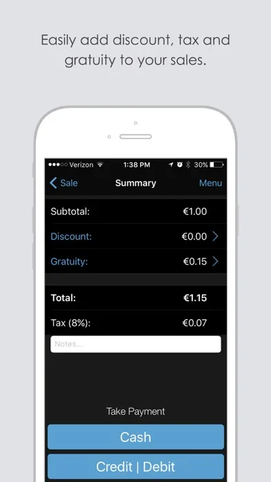 Screenshot di Elavon MobileMerchant