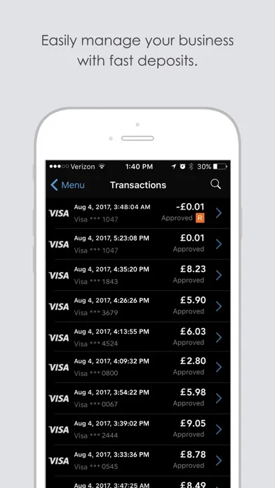 Screenshot di Elavon MobileMerchant