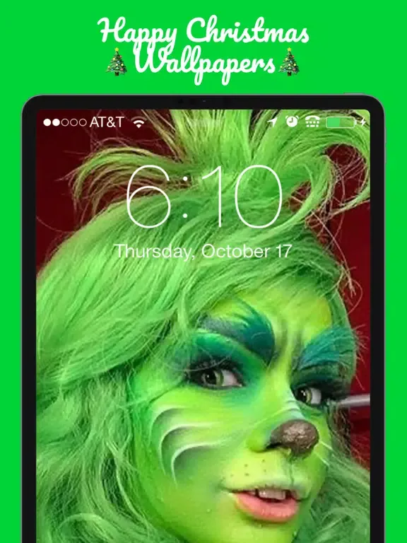 ภาพหน้าจอของ Outfit Grinch Christmas iPad 