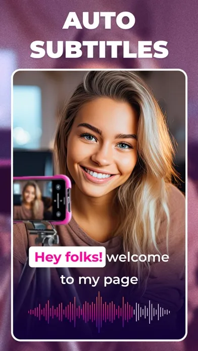 ภาพหน้าจอของ Captions for Videos - SubMe AI