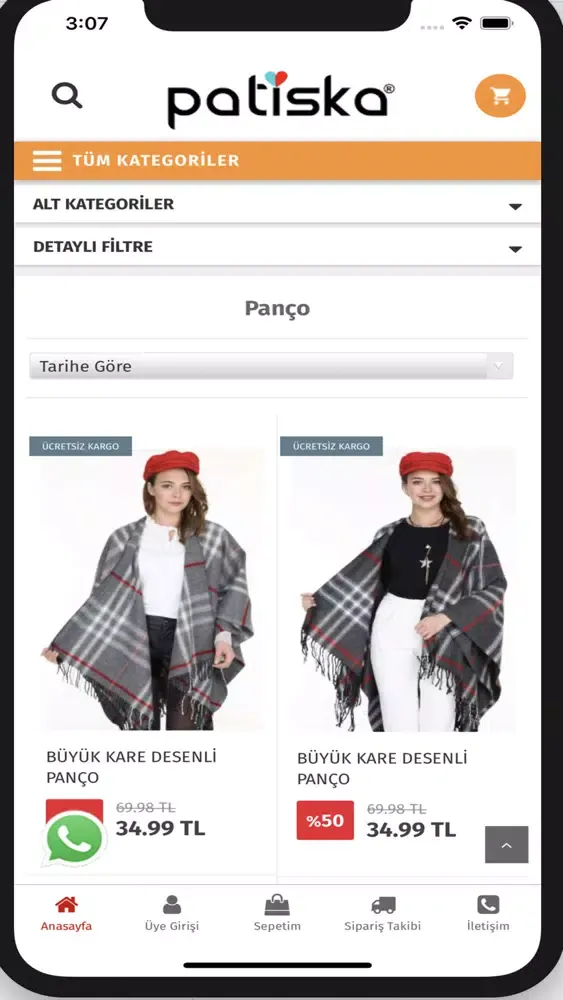 Patiska Giyim スクリーンショット