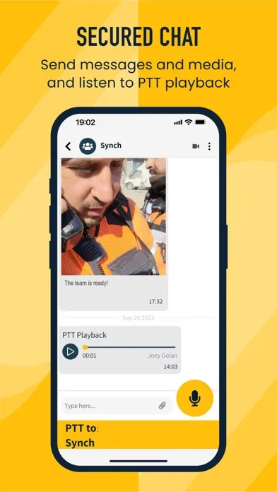 Synch Push To Talk (PTT) स्क्रीनशॉट