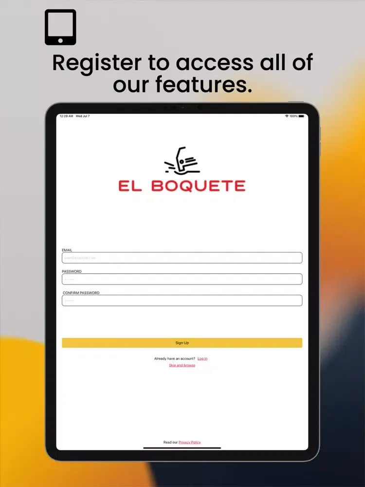 Capturas de pantalla de El Boquete iPad 