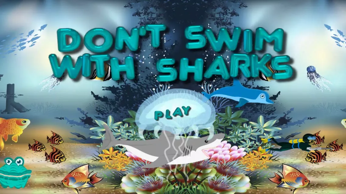 Tangkapan skrin Don't Swim With Sharks