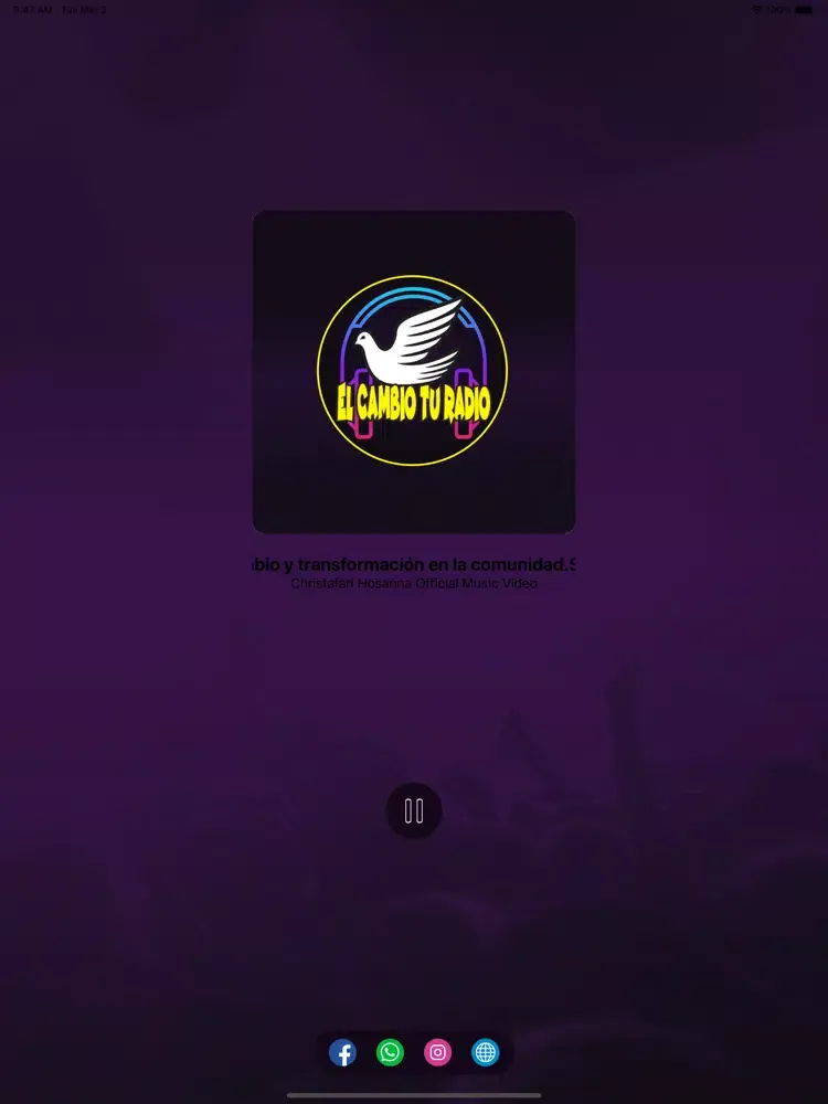 Capturas de pantalla de El Cambio Tu Radio online iPad 