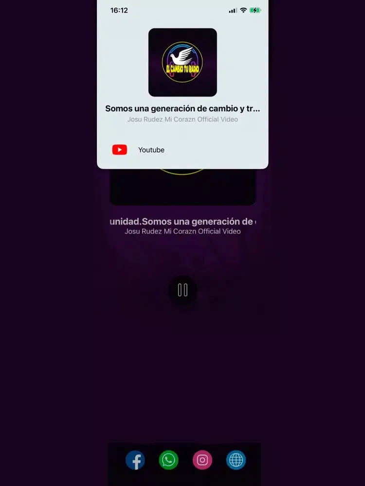 Capturas de pantalla de El Cambio Tu Radio online iPad 