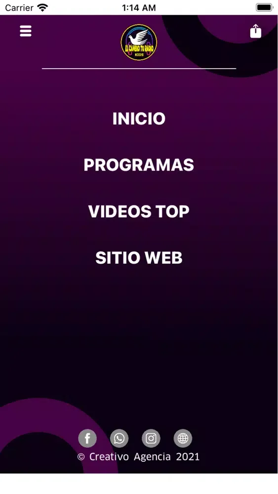 Capturas de pantalla de El Cambio Tu Radio KIDS