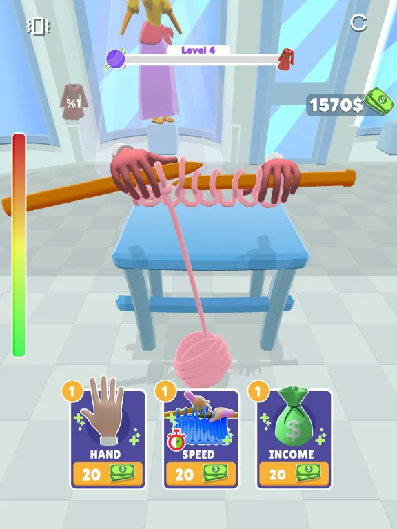 Capturas de tela do Big Stitch - 3D Knit game iPad 