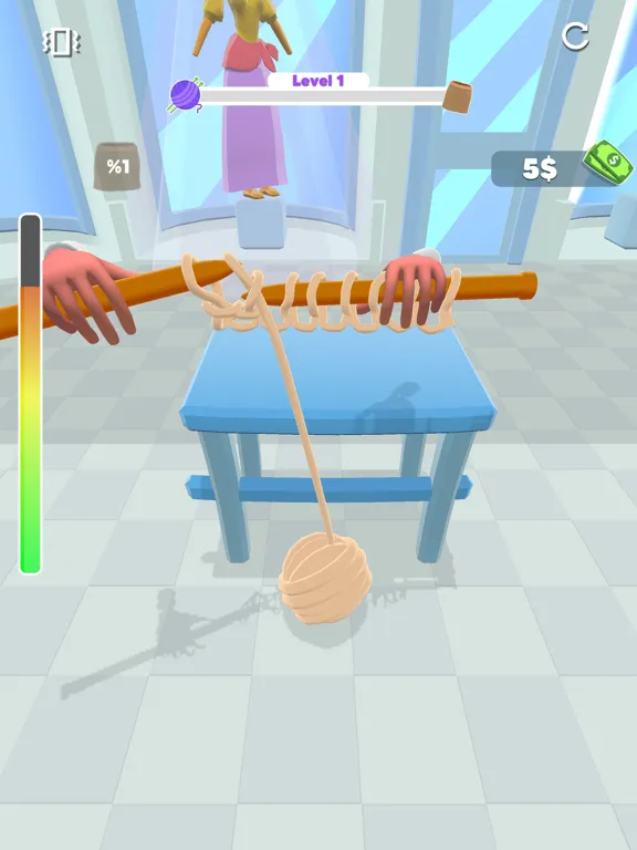 Capturas de tela do Big Stitch - 3D Knit game iPad 