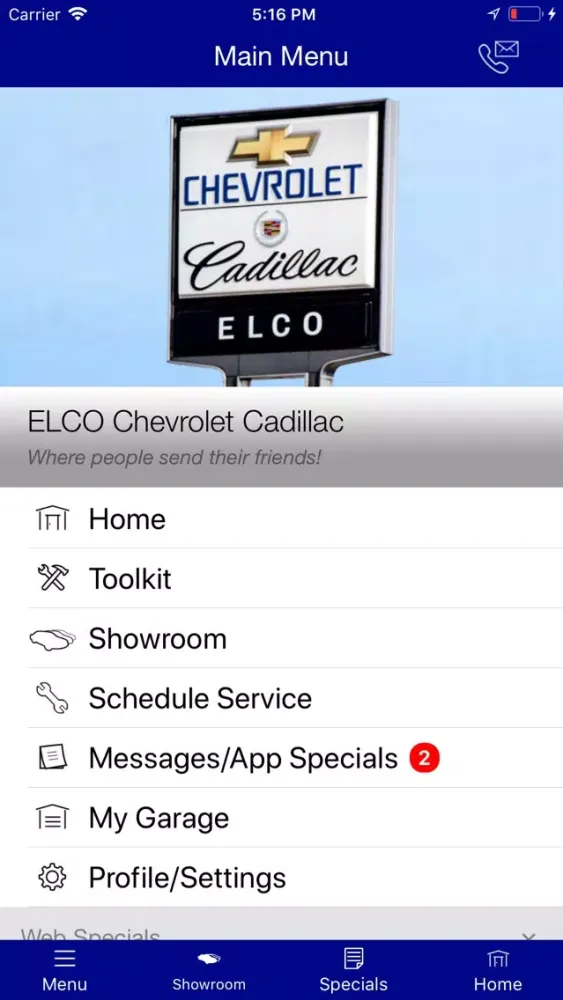 ELCO Chevrolet Cadillac MLink Screenshots