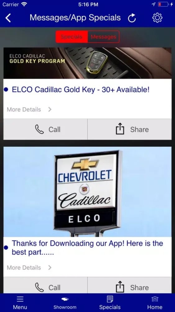 ELCO Chevrolet Cadillac MLink Screenshots