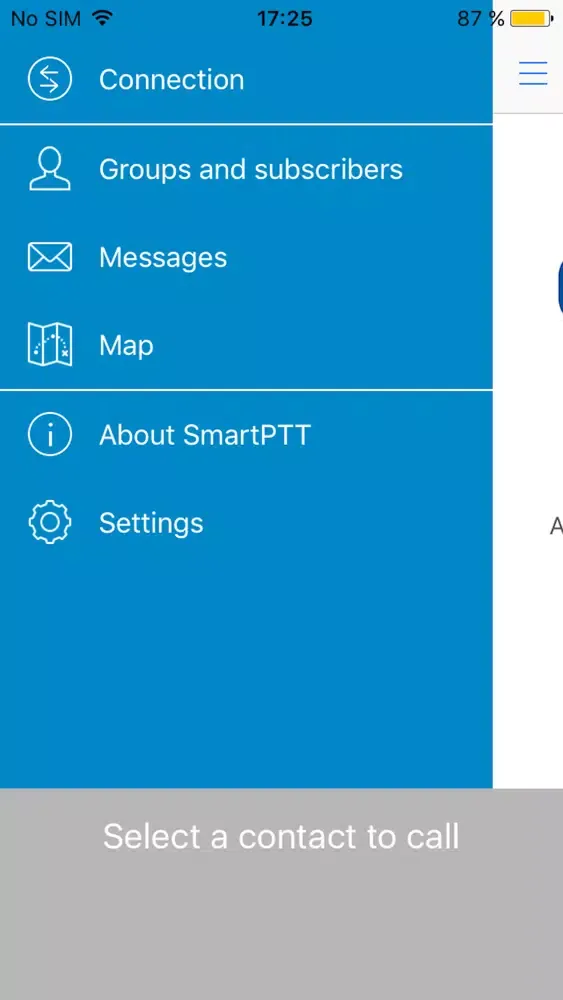 Zrzuty ekranu SmartPTT Mobile