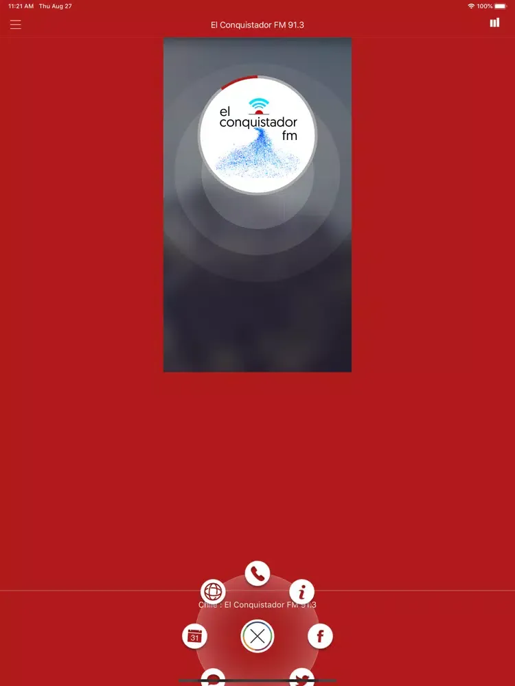 Скриншоты El Conquistador FM 91.3 iPad 