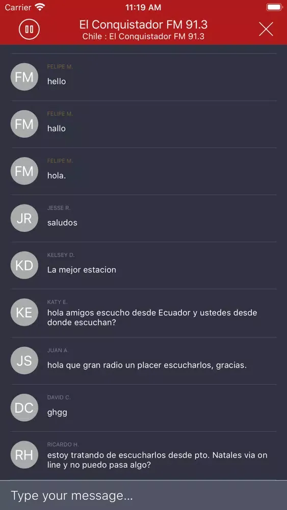 Скриншоты El Conquistador FM 91.3