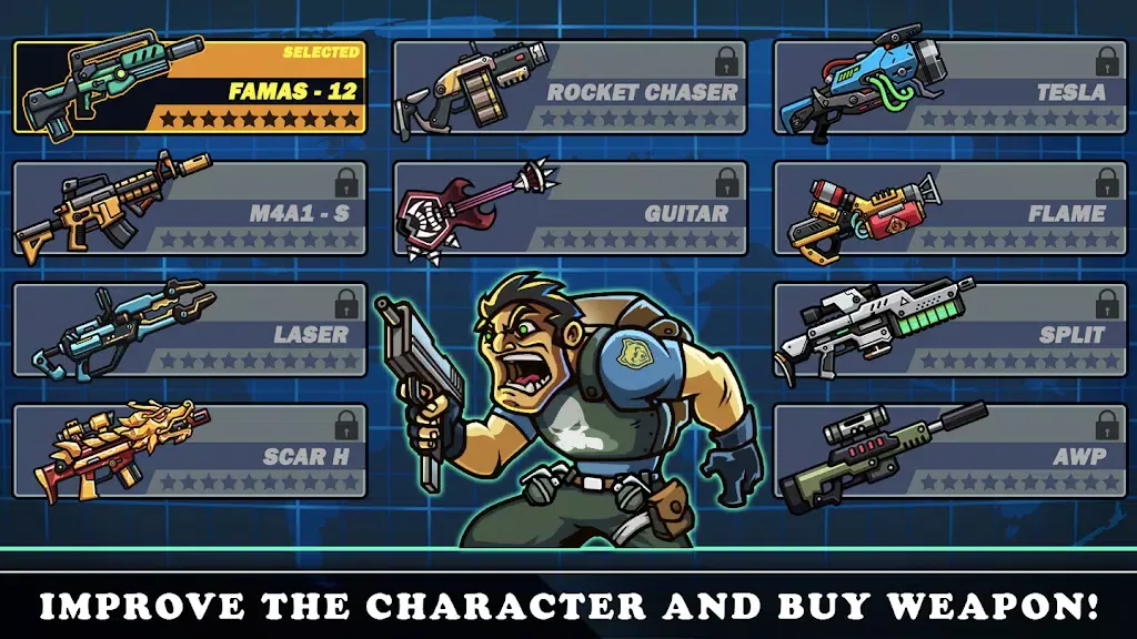 Zrzuty ekranu Metal Warrior: Gun Shooter