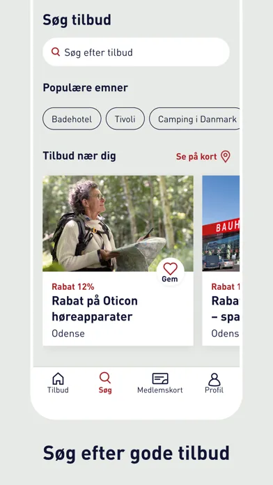 Скриншоты Ældre Sagen Tilbud