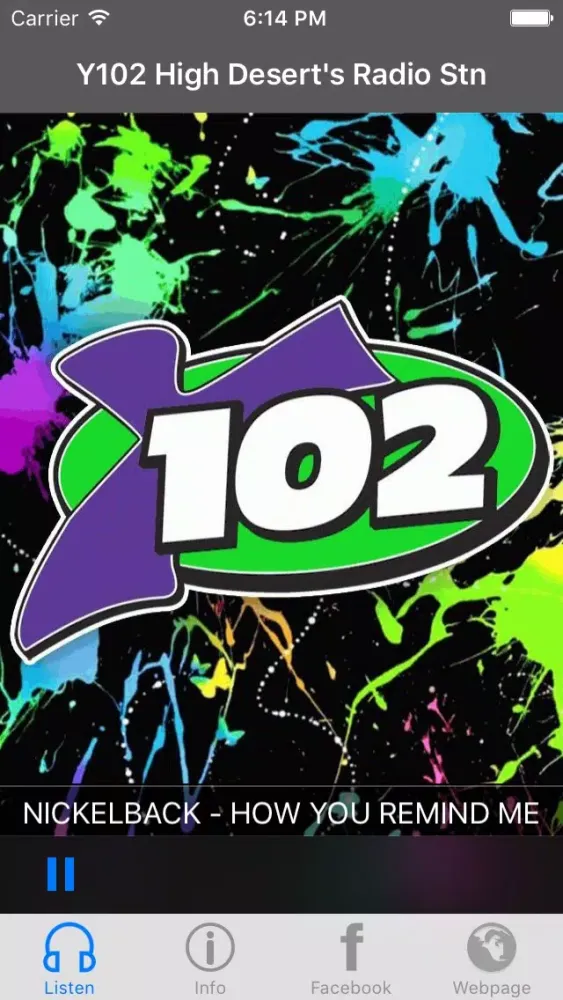 Скриншоты Y102 High Desert's Radio Stn